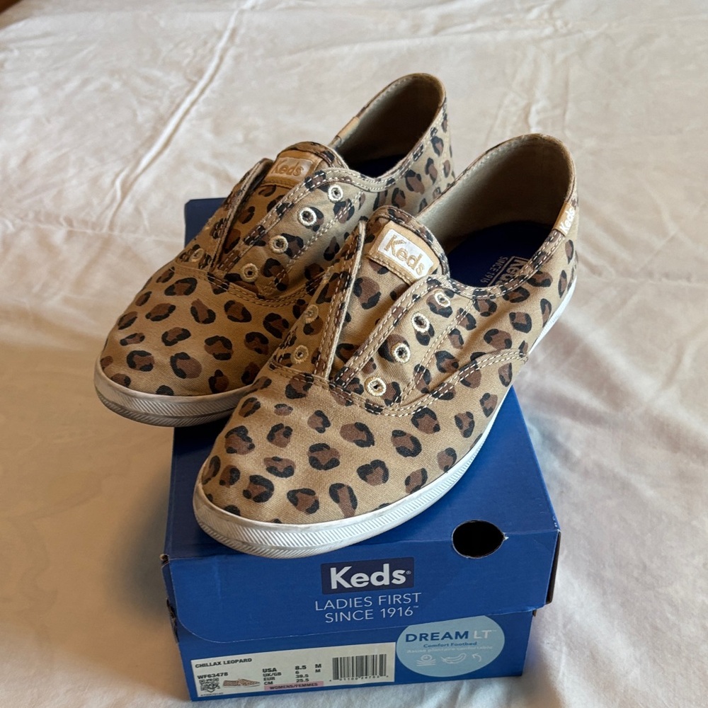 Keds Kids Leopard Print Sneakers